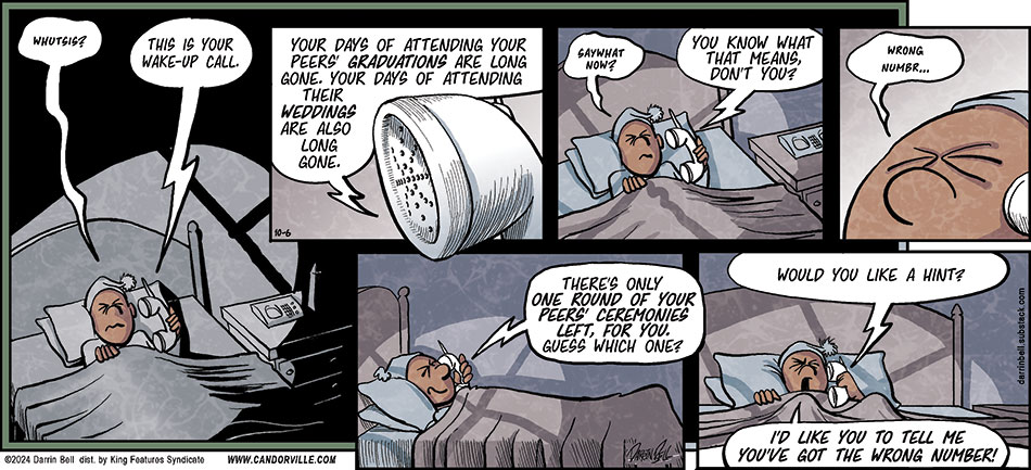 Lemont gets a wakeup call about his last round of his peers' ceremonies